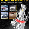 H11 LED Koplamp Lampen, H8 H9 LED Lamp 16000LM 6000K Wit 500% Helderheid Fanless Waterdicht Mini Maat Plug and Play, Set van 2