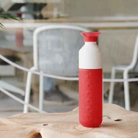 Original Drinkfles Simply Red - 450 ml - BPA-vrij - vaatwasserbestendig - Met reclamedruk