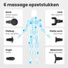 Massage Gun - Sport en Relax Massage - Massage pistool - 6 Opzetstukken - 30 Standen - Professioneel Massage Apparaat - Massage Gun - Zwart