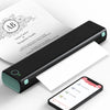 M08F Thermal Printer - Draagbare Draadloze A4 Mobiele Printers voor Thuisgebruik Kantoor, Bluetooth Inkless Printer Compatibel met Laptops & Smartphone,Zwart