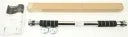 Pull-up bar, deurplank, verstelbaar van 65 cm tot 93 cm, zonder bevestigingsschroeven, antislip, veilige greep, schuimgrepen