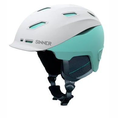 Moonstone Hybride Skihelm - Wit/Mint - Maat L/60 cm