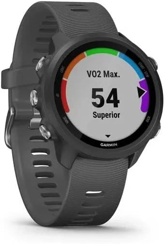 Garmin Forerunner 245 - Hardloophorloge - Heren Sporthorloge - 42mm - Zwart/Grijs