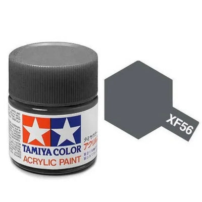 Tamiya Hobbyverf Acrylverf - XF-56 Grey - Metallic - Matt - Acryl - 23ml Verf potje - 23 ml