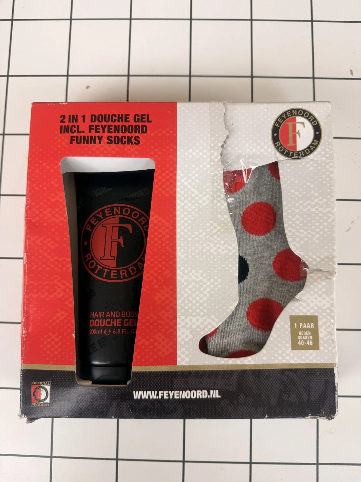 Funny Socks maat 40-46 + 2 in 1 douchegel 200ml