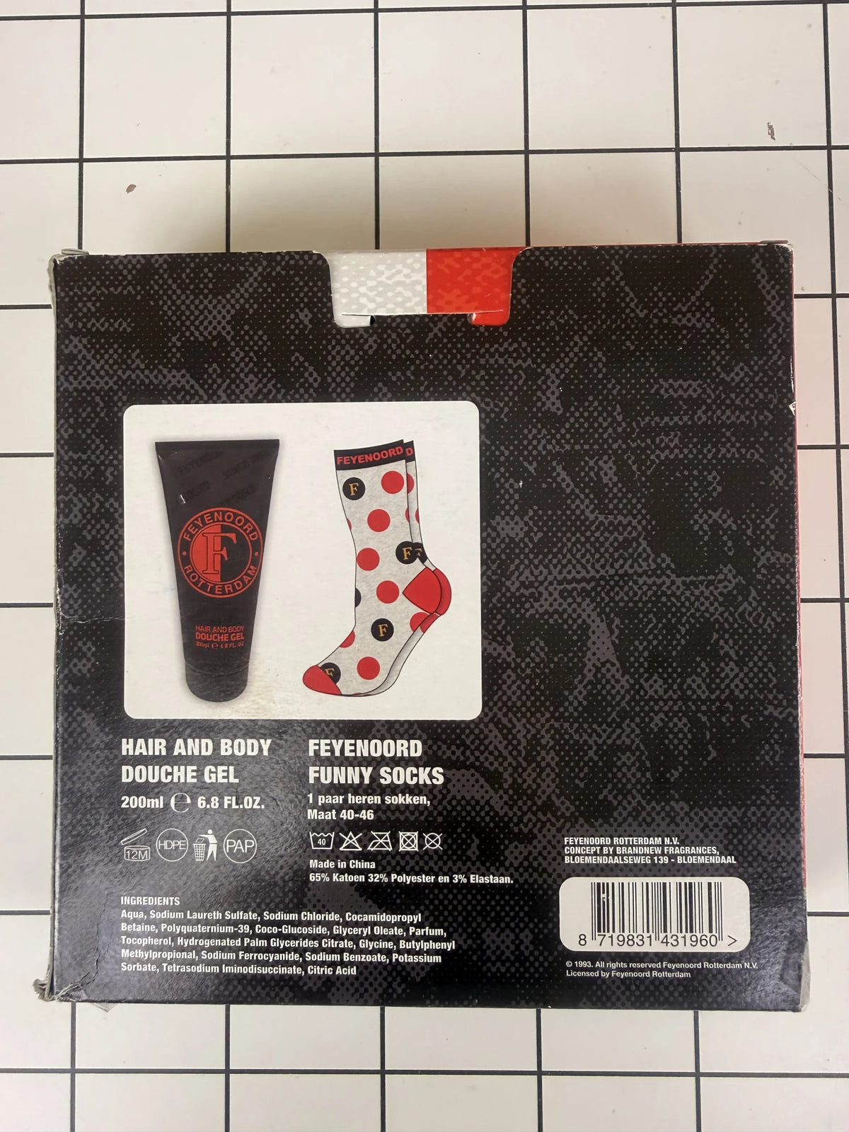 Funny Socks maat 40-46 + 2 in 1 douchegel 200ml