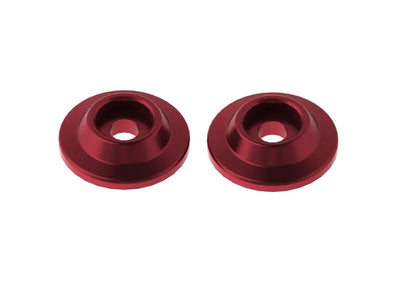 ARRMA Wing Button Aluminum Red (2) - AR320215