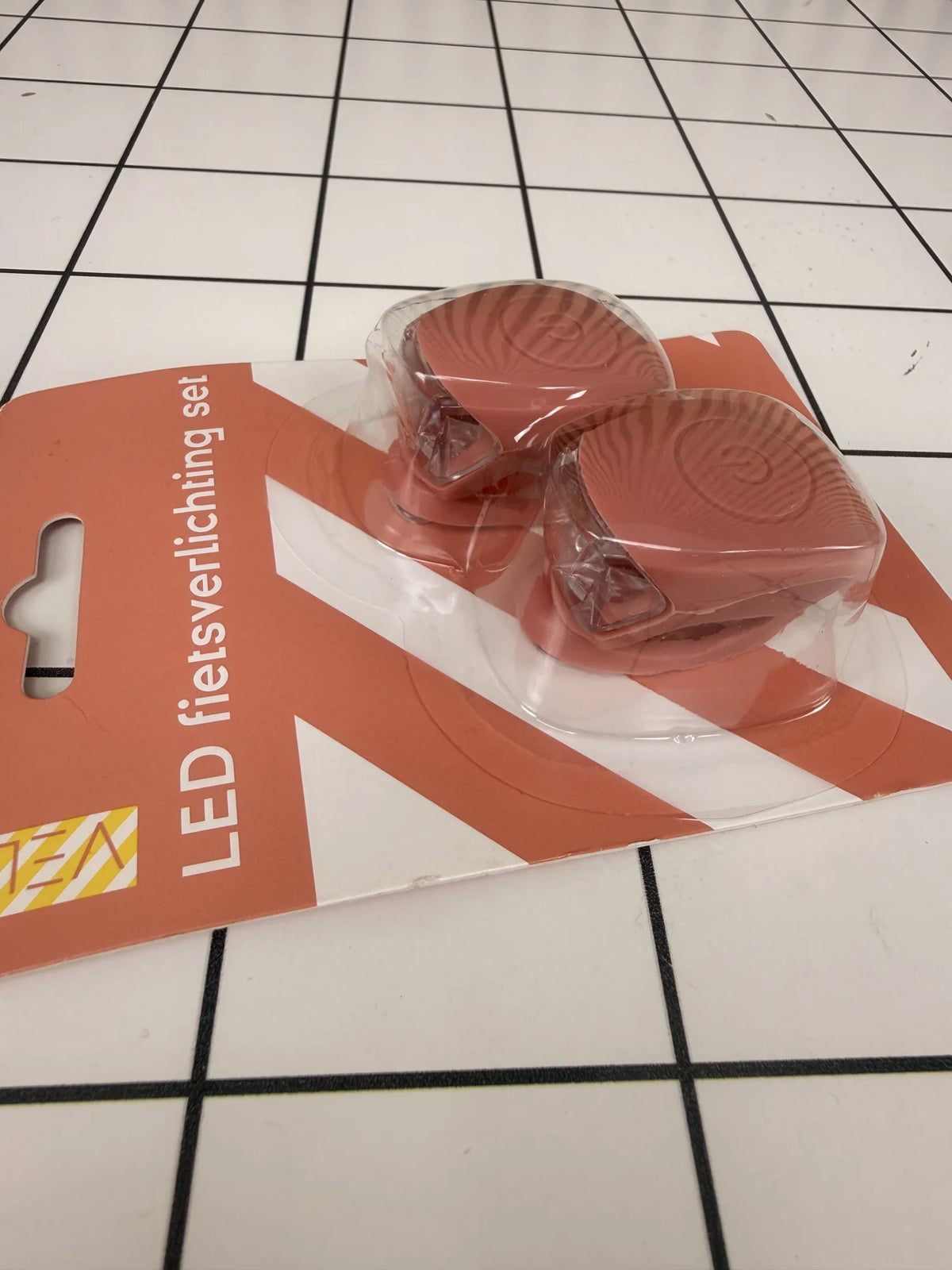 VELO Siliconen Fietslampjes Cinnamon inclusief batterijen