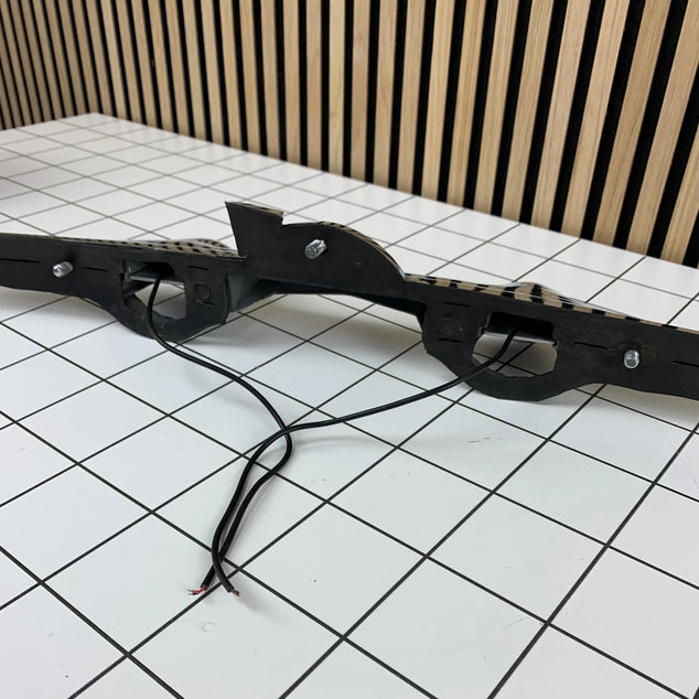 Klassieke handgreep achterbak met kentekenverlichting