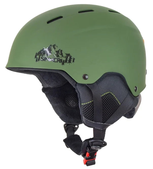 Sinner Crest Ski-helm - Matte Moss Green