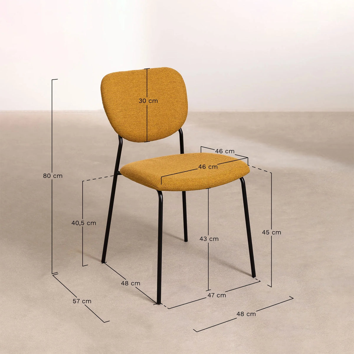 Dinning Chairs Taris Army Green - 4 Stuk