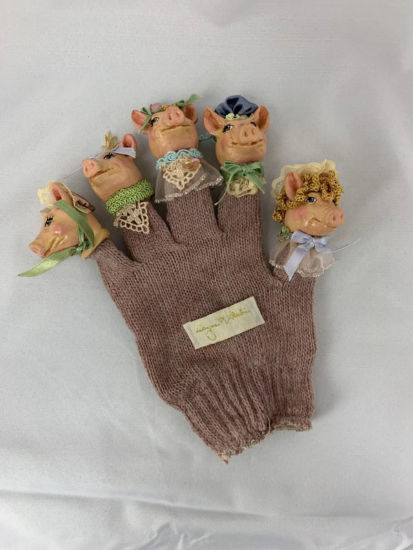 Wayne Kleski Katherine's Collection 5 Little Piggies - Vingerpoppen