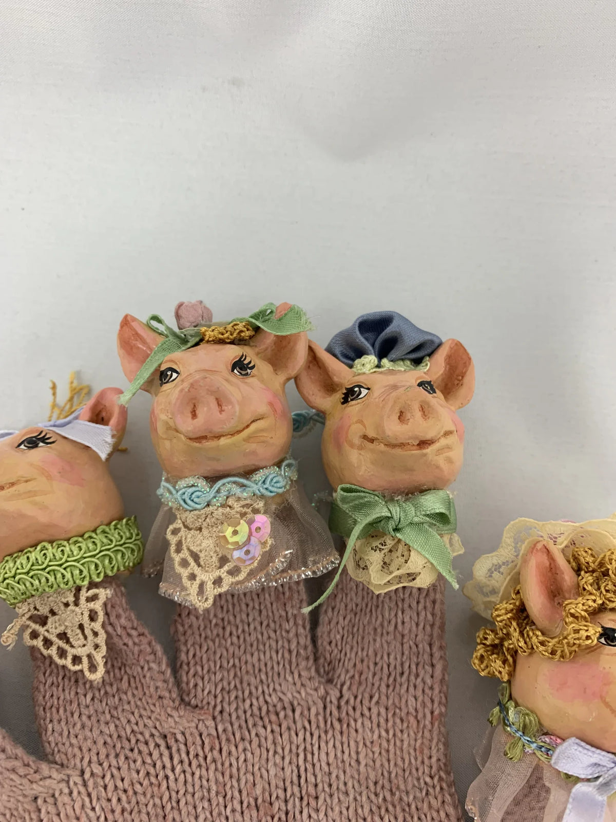 Wayne Kleski Katherine's Collection 5 Little Piggies - Vingerpoppen