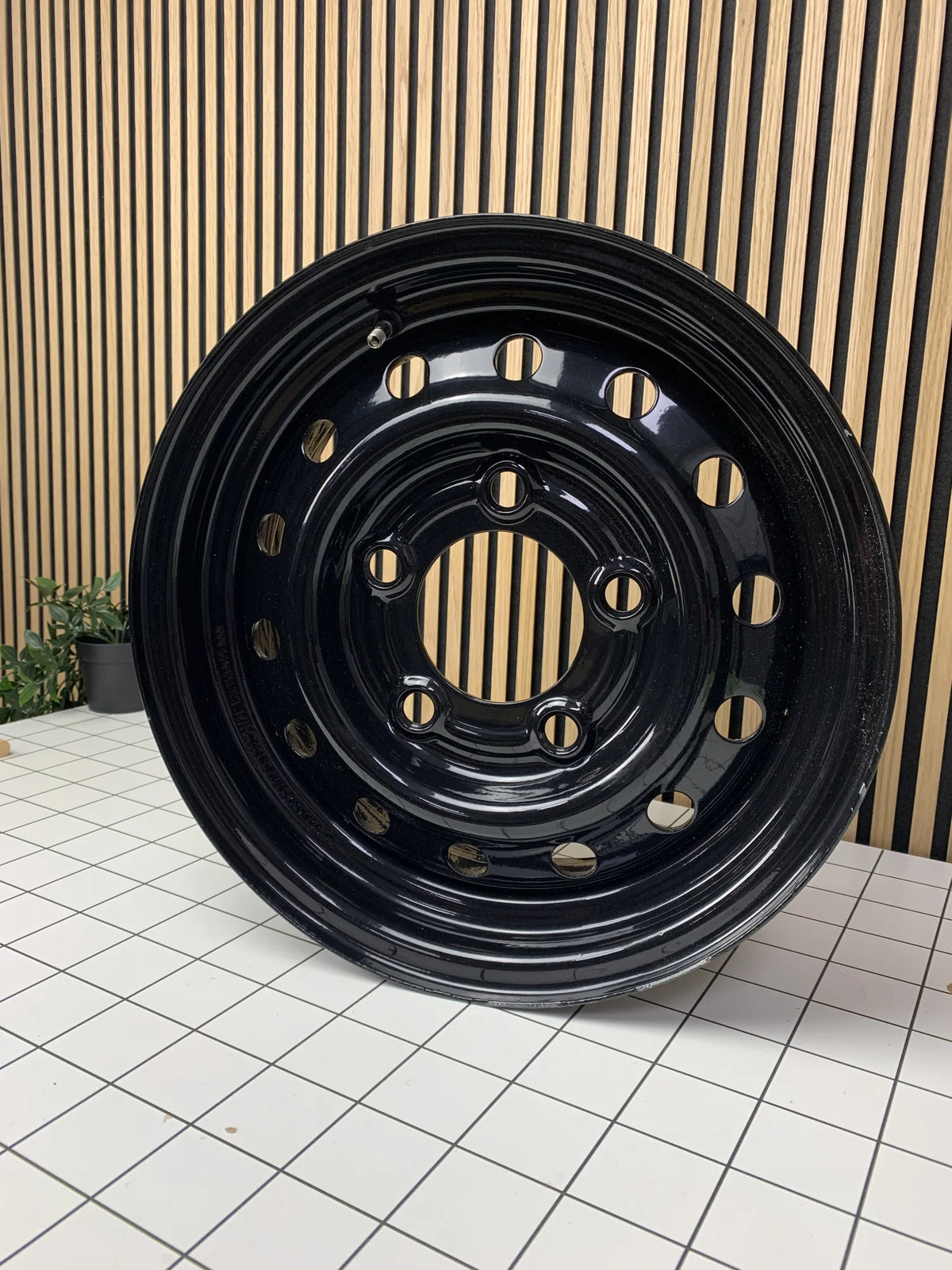 Stalen Velg Zwart