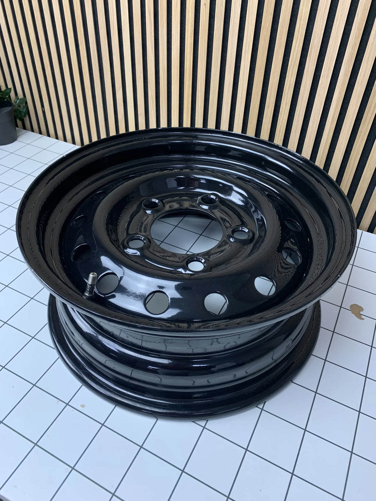 Stalen Velg Zwart
