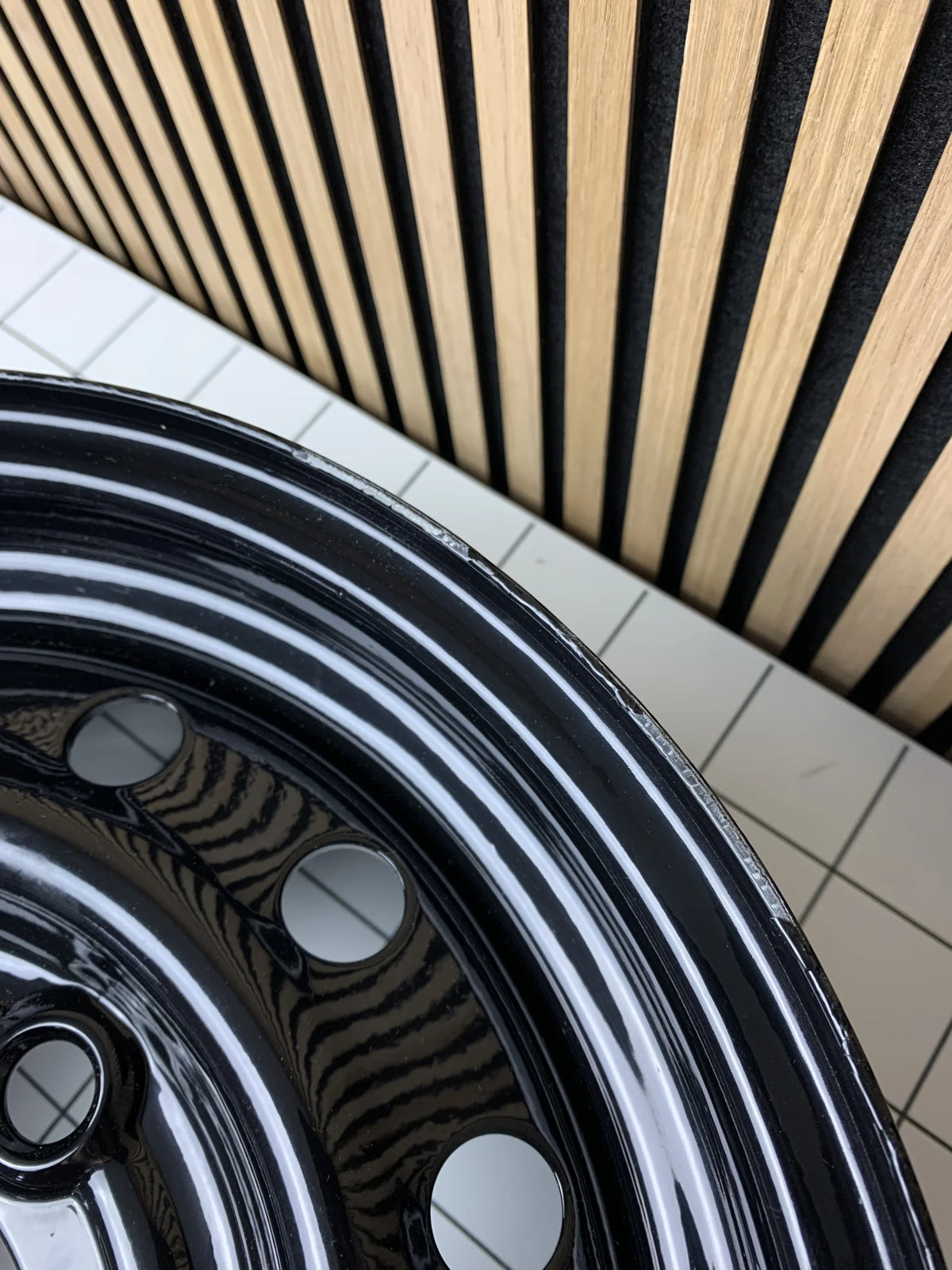 Stalen Velg Zwart