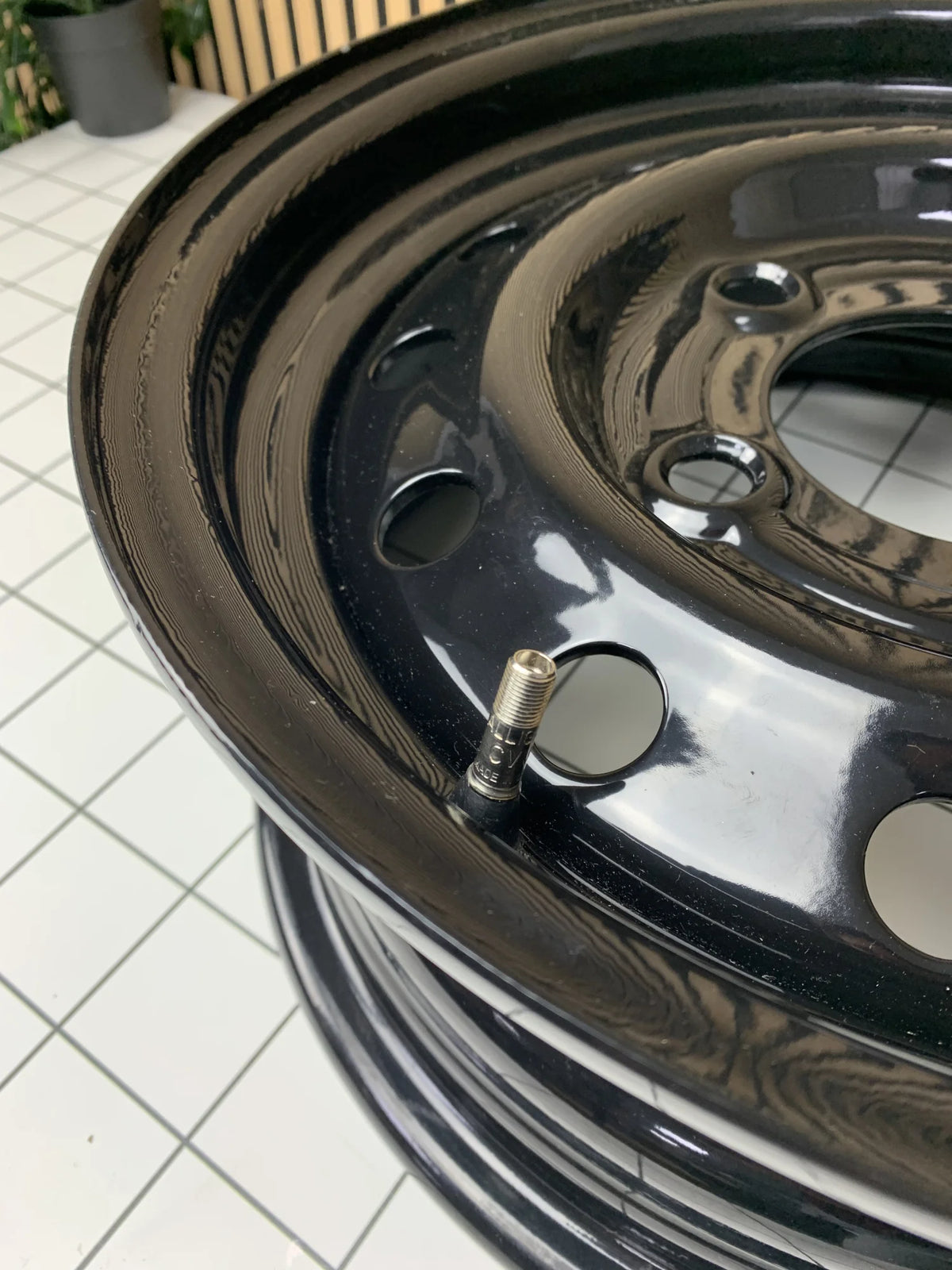 Stalen Velg Zwart
