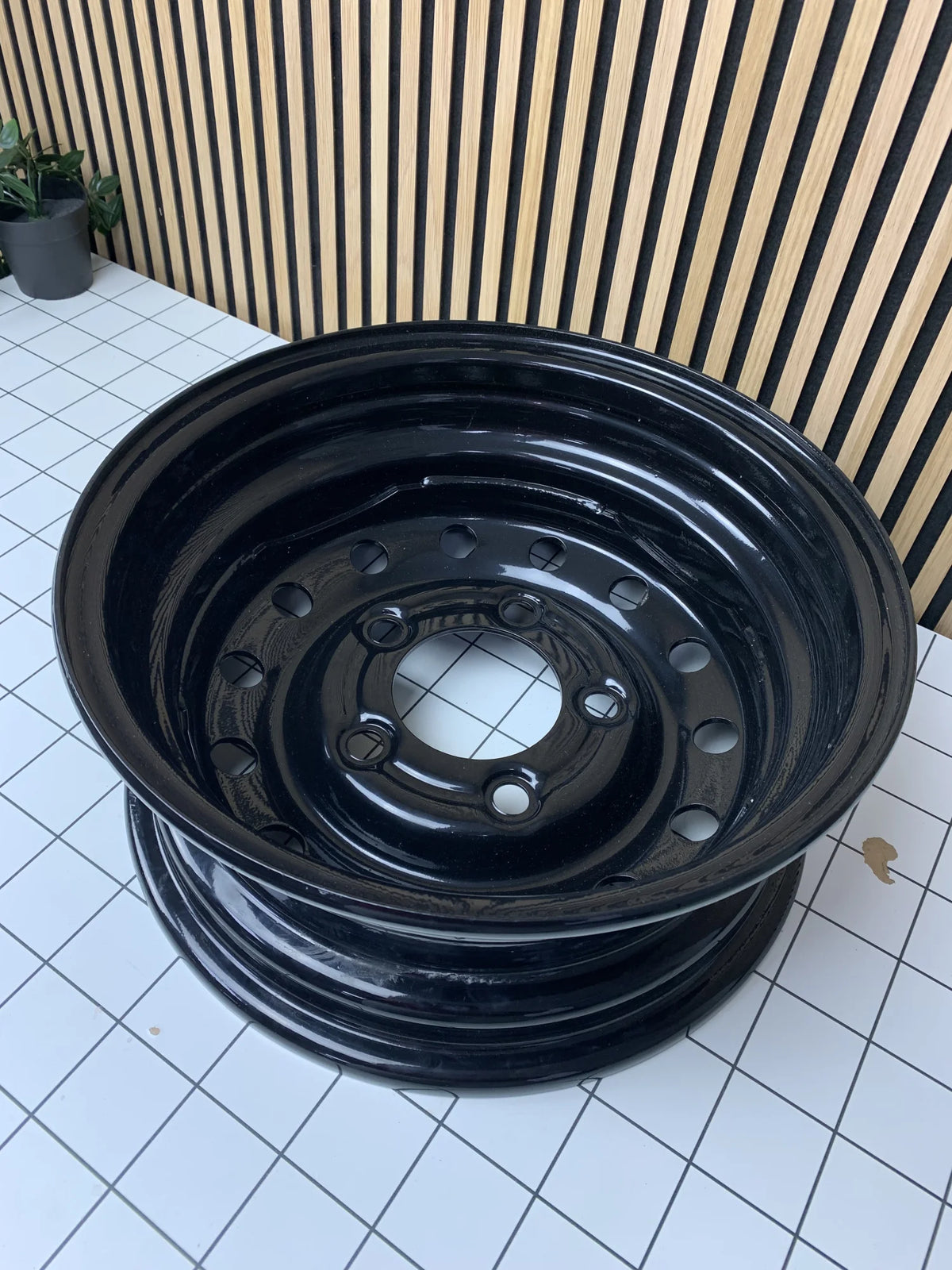 Stalen Velg Zwart