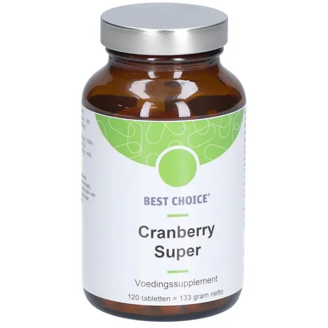 Cranberry Super - Voedingssupplement - 120 Tabletten