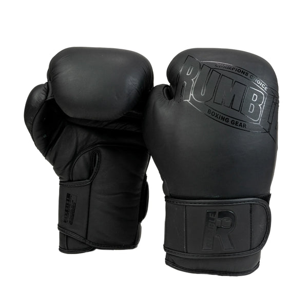 Rumble Bokshandschoenen Leer Evolve Zwart/Zwart