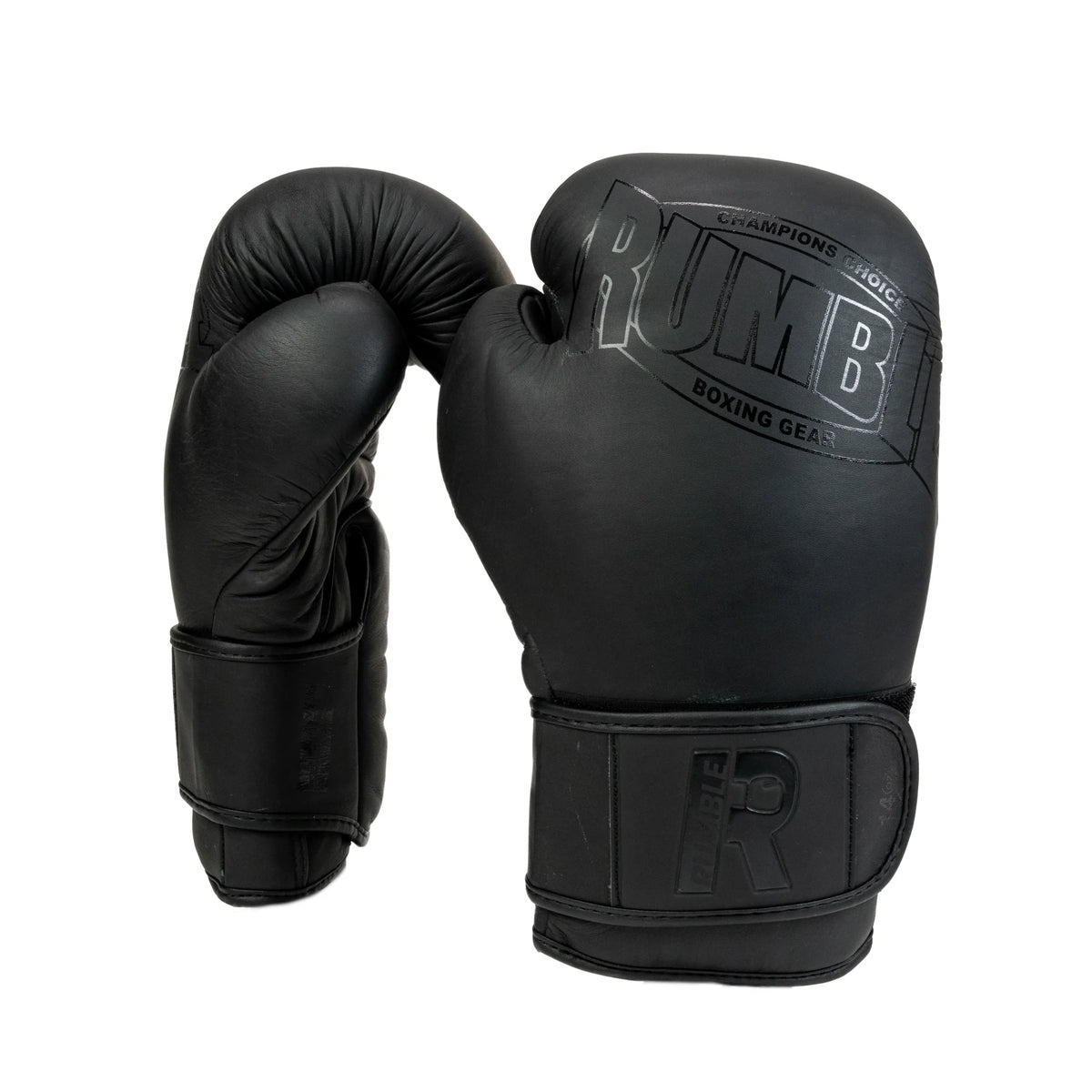 Rumble Bokshandschoenen Leer Evolve Zwart/Zwart