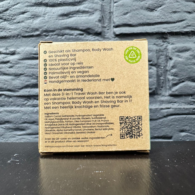 Happysoaps 3-in-1 Seife – praktische Reisegröße (40 g) | 3-in-1 Shampoo | Neu