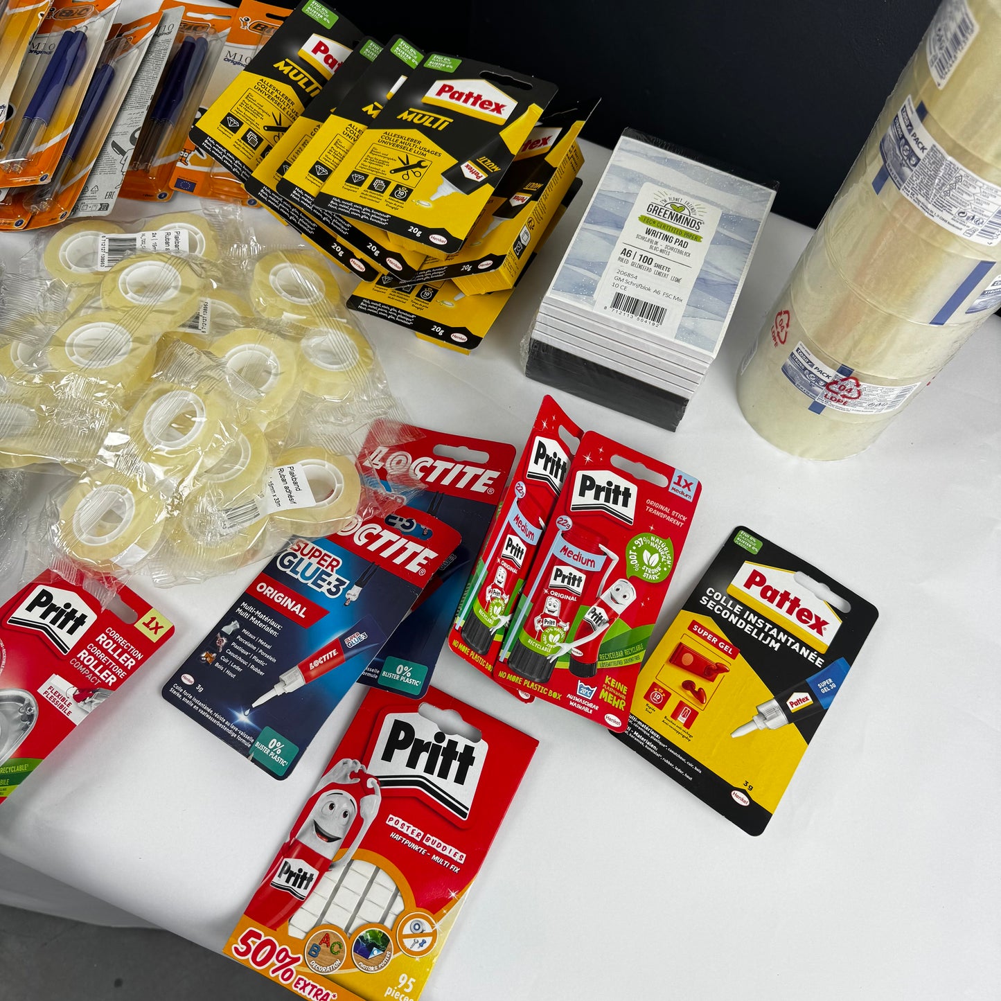 Partij diverse kantoorartikelen