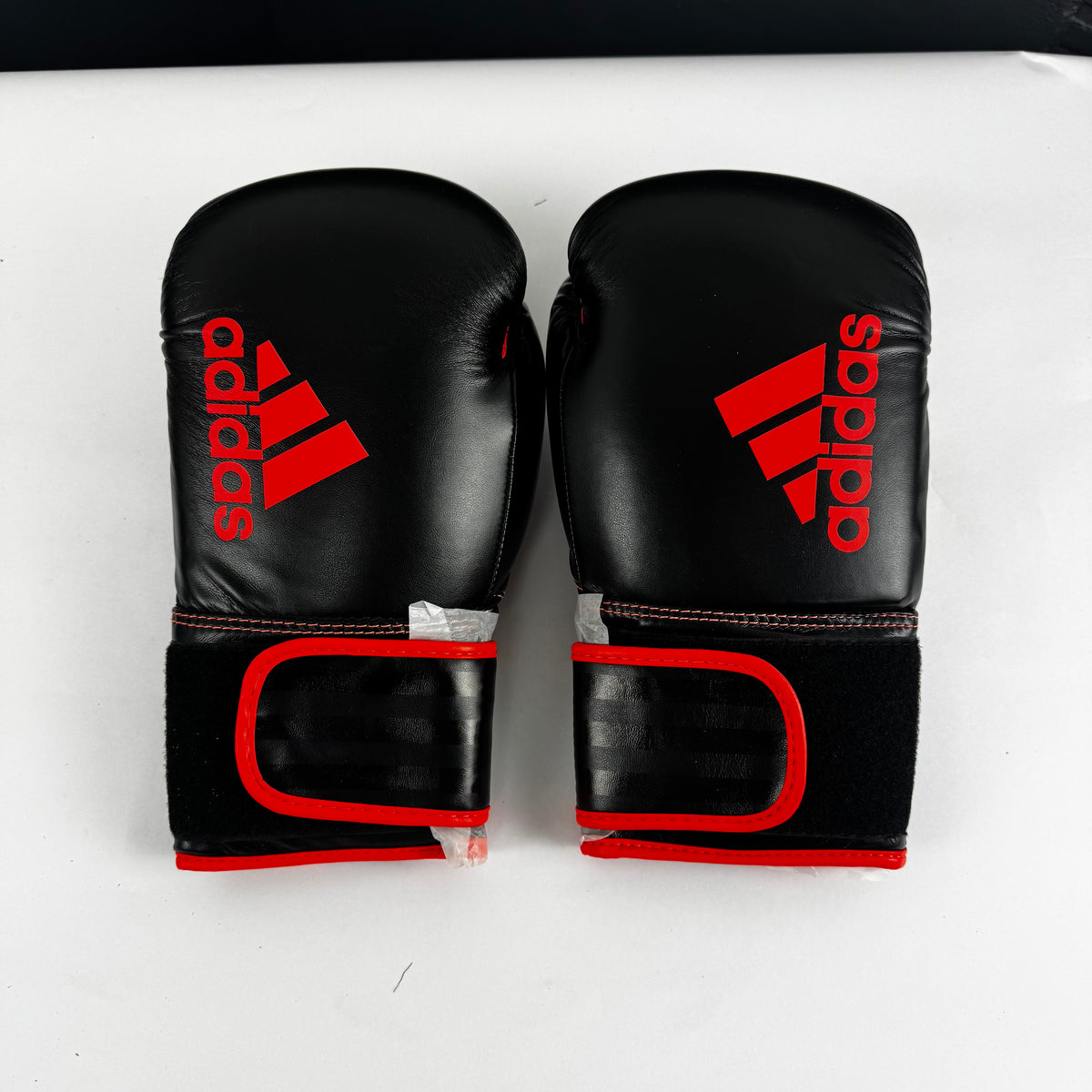 Gants de boxe adidas Hybrid 80 – Unisexe – Noir/Rouge – 340 g – Idéaux pour l'entraînement et le sparring