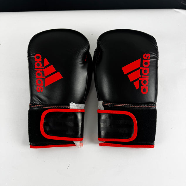 adidas Hybrid 80 Boks Handschoenen – Unisex – Zwart/Rood – 12 oz – Ideaal voor Training & Sparring