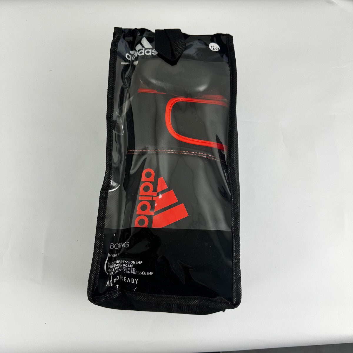 Gants de boxe adidas Hybrid 80 – Unisexe – Noir/Rouge – 340 g – Idéaux pour l'entraînement et le sparring