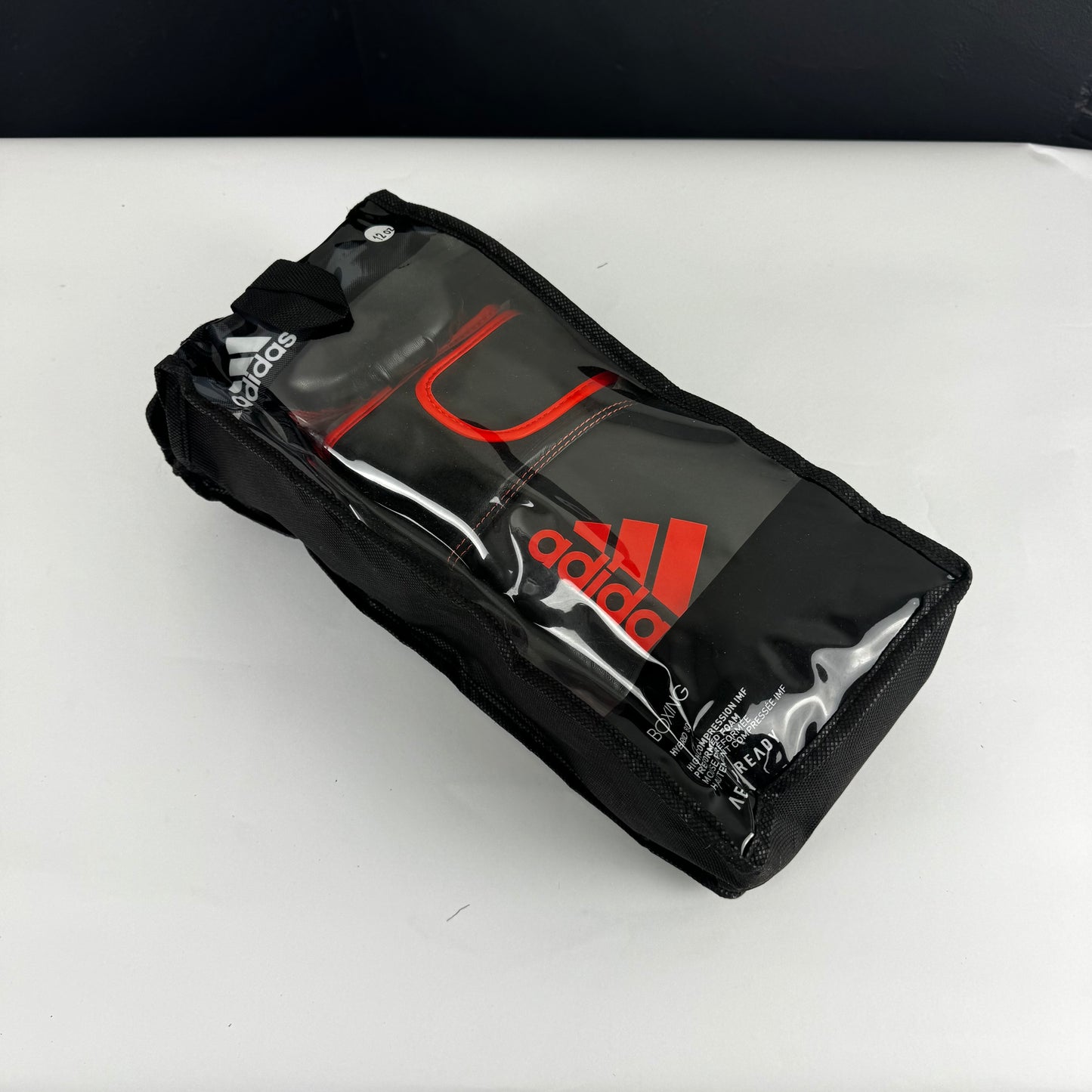 adidas Hybrid 80 Boks Handschoenen – Unisex – Zwart/Rood – 12 oz – Ideaal voor Training & Sparring