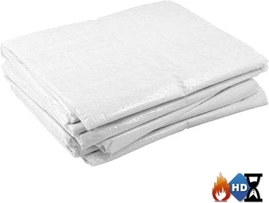 B2B2.4 - 0 - Afdekproducten.nl - Wit afdekzeil 4x6m 150gr/m² NVO Brandvertragend