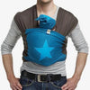 0 - Bykay - ByKay Draagdoek Bruin/ Petrol/ Ster Turquoise - Small