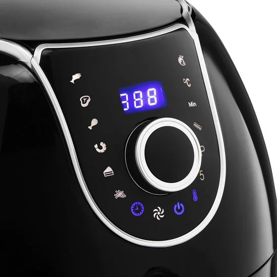 Princess 182055 Aerofryer XXL Hetelucht friteuse 5,5 liter 1700 Watt zwart