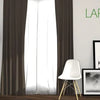 Larson Blackout Gordijn - Donkergrijs - 300x250 cm - Kant en Klaar - 1 stuk