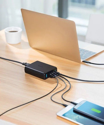 Anker PowerPort 5+ - 4x USB-A / 1x USB-C - Zwart