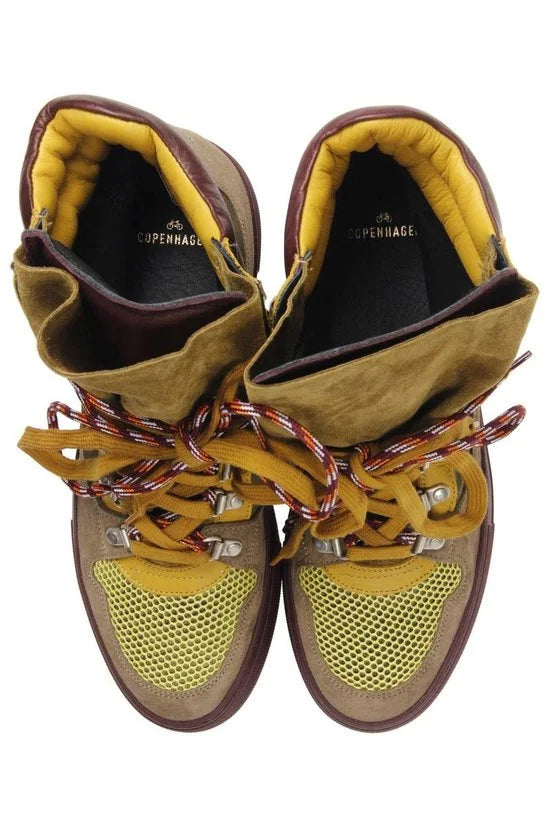 Copenhagen Footwear Vrouwen Enkellaarsjes -  Cph95 mash - Geel - Maat 39