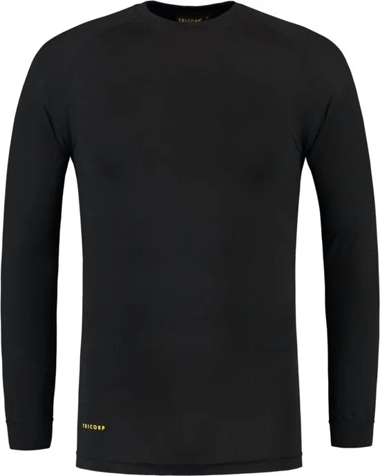 Tricorp Thermo-Shirt 602002 Zwart - Maat S