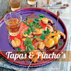 Tapas & Pincho's + serveerplank 38cm Giftset