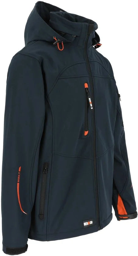 Herock Poseidon softshell werkjas Experts (0902) - Marine - L