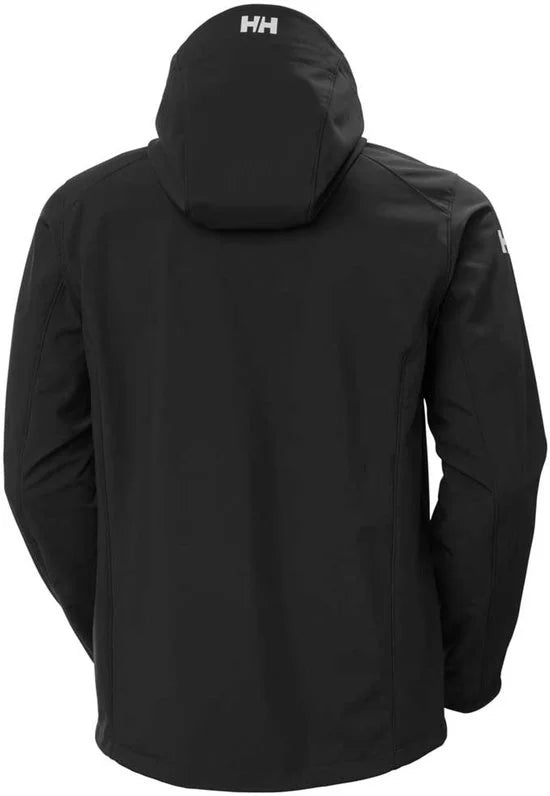 Helly Hansen Paramount Hooded Softshell Jack - Heren - Zwart - Maat XXL
