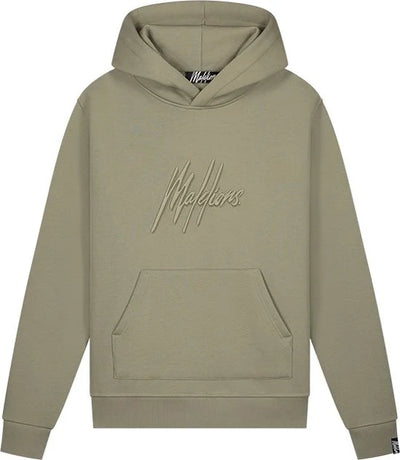 Malelions Duo Essentials Hoodie Heren Lichtgroen - Maat: L