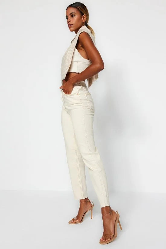 Trendyol Vrouwen Normale taille Dun Jeans