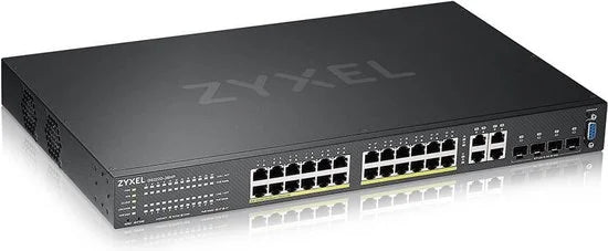 Zyxel GS2220-28HP-EU0101F, Managed, L2, Gigabit Ethernet (10/100/1000), Power over Ethernet (PoE), Rack-montage