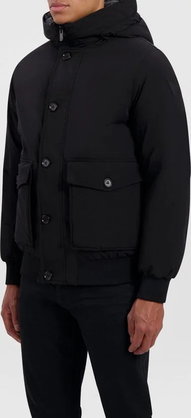 Purewhite - Heren Regular fit Jackets Padded - Black - Maat XXL