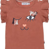 Dirkje T-DOTS Meisjes T-shirt - Maat 92