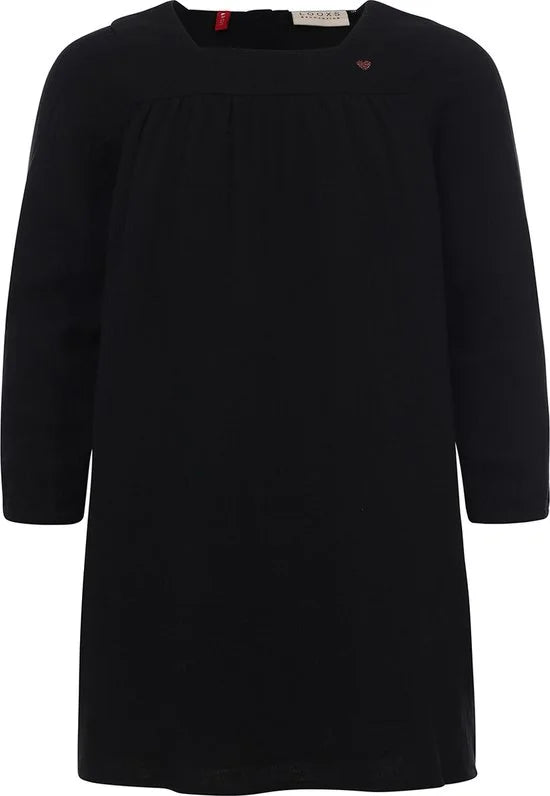 LOOXS Little 2232-7832-099 Meisjes Jurk - Maat 98 - Zwart van 100% cotton