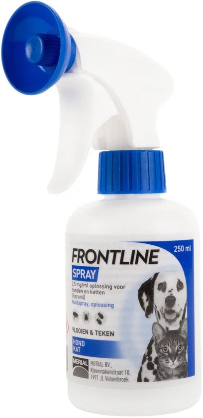 Frontline Spray Anti vlooienmiddel en tekenmiddel - Hond en Kat - 100 ml