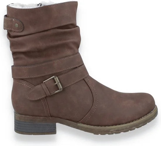Bridge Footwear Bridge dames enkellaars COGNAC 41