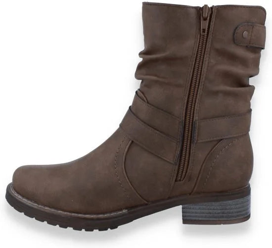 Bridge Footwear Bridge dames enkellaars COGNAC 41